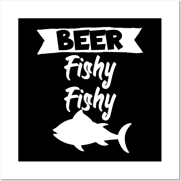 Beer fishy fishy Wall Art by maxcode